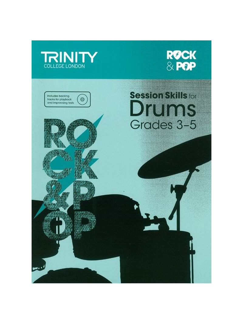 Rock & Pop : Session Skills for Drums Grade 3-5 (book/CD)