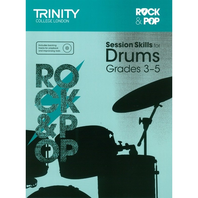 Rock & Pop : Session Skills for Drums Grade 3-5 (book/CD)