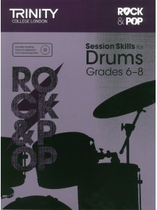 Rock & Pop : Session Skills for Drums Grade 6-8 (book/CD)
