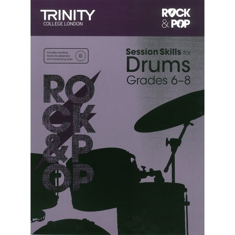 Rock & Pop : Session Skills for Drums Grade 6-8 (book/CD)