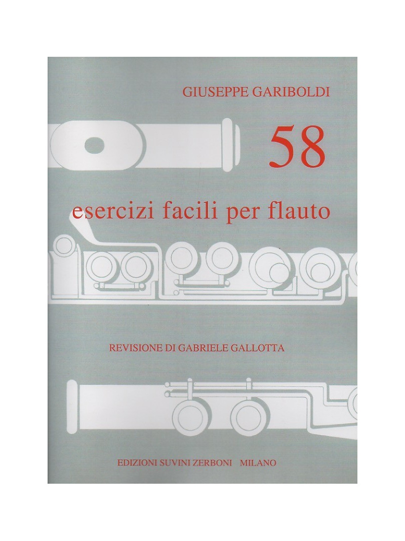 58 esercizi per flauto traverso