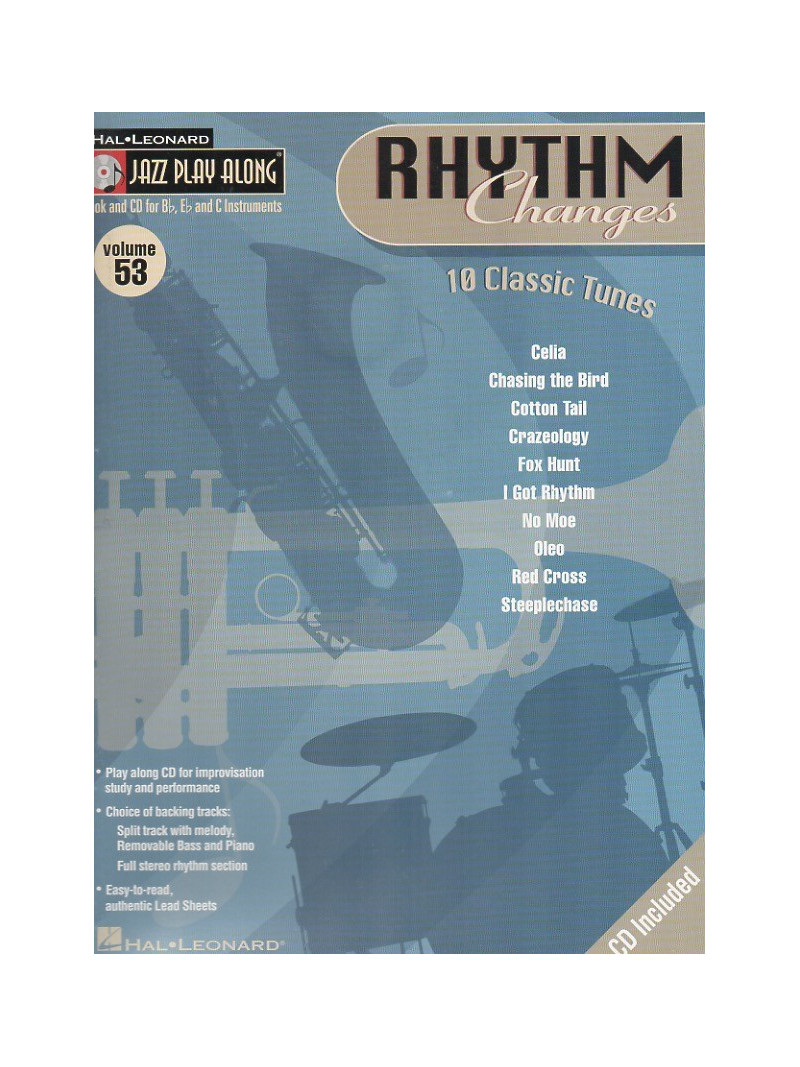 Jazz Play-Along volume 53: Rhythm Changes (book/CD)