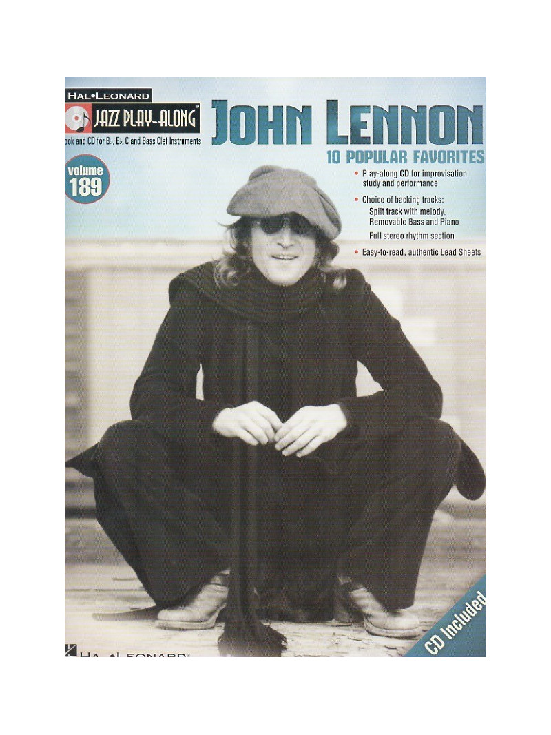 Jazz Play-Along volume 189: John Lennon (book/CD)