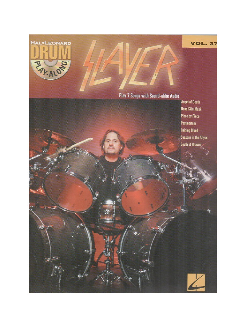 Slayer: Drum Play-Along Volume 37 (book/CD)