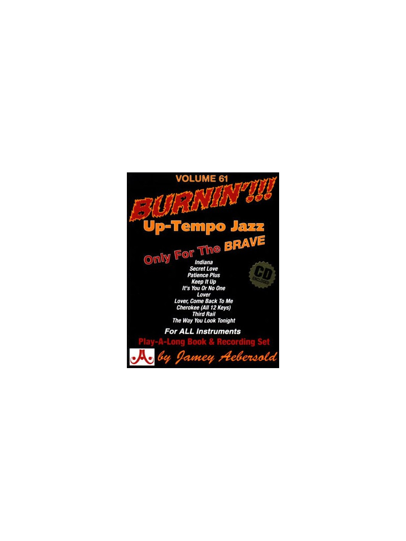 Burnin': Up Tempo Jazz standards (book/CD play-along)