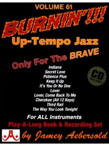 Aebersold 61: Burnin' Up Tempo Jazz Standards (book/CD)