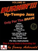Burnin': Up Tempo Jazz standards (book/CD play-along)