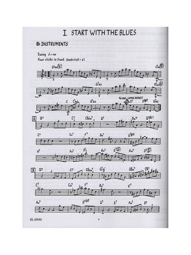 14 Jazz & Funk Etudes (book/CD play-along)
