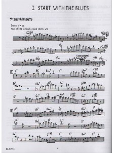 14 Jazz & Funk Etudes: Bass Clef Instruments (book/CD play-along)