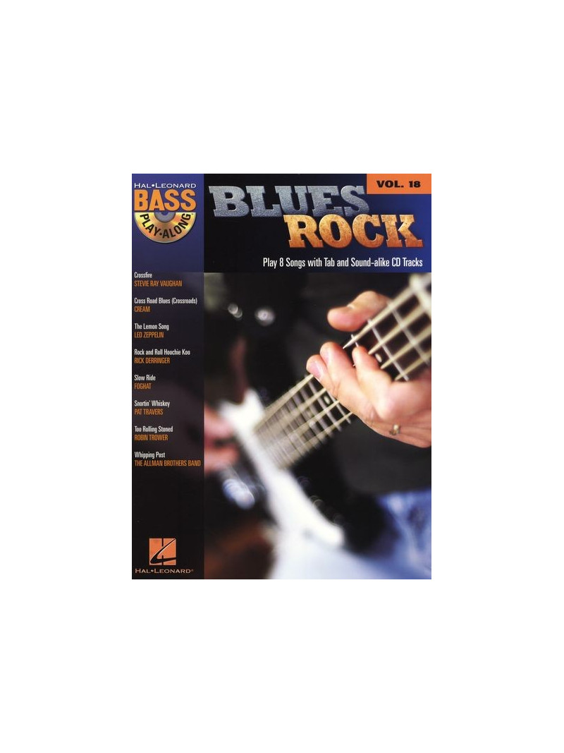 Hal Leonard Bass Play Along vol.18: Blues Rock (book/CD)