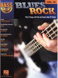 Hal Leonard Bass Play Along vol.18: Blues Rock (book/CD)