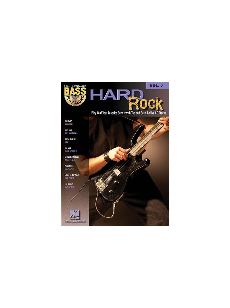 Hard Rock: Bass Play-Along Volume 7 (book/CD)