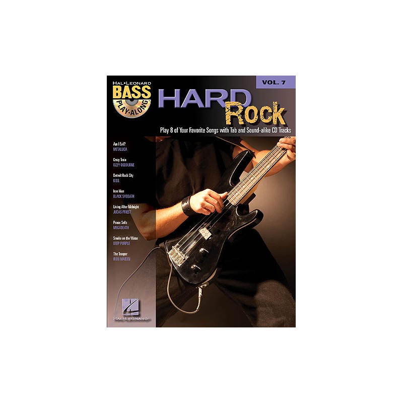 Hard Rock: Bass Play-Along Volume 7 (book/CD)