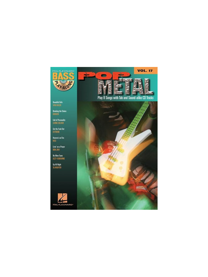 Pop Metal: Bass Play-Along Volume 17 (book/CD)