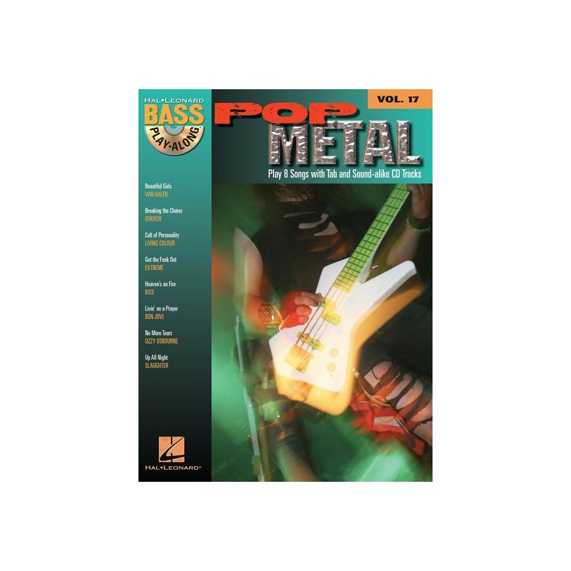 Pop Metal: Bass Play-Along Volume 17 (book/CD)