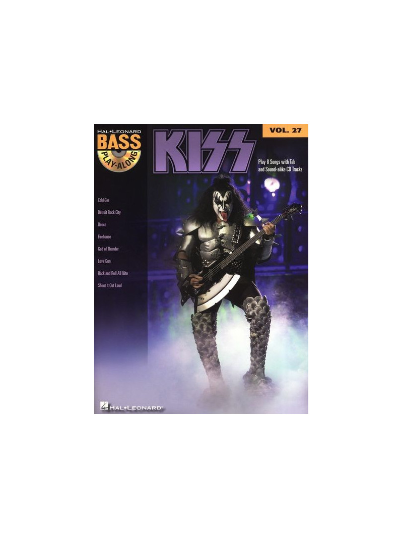 Kiss: Bass Play Along vol.27 (book/CD)