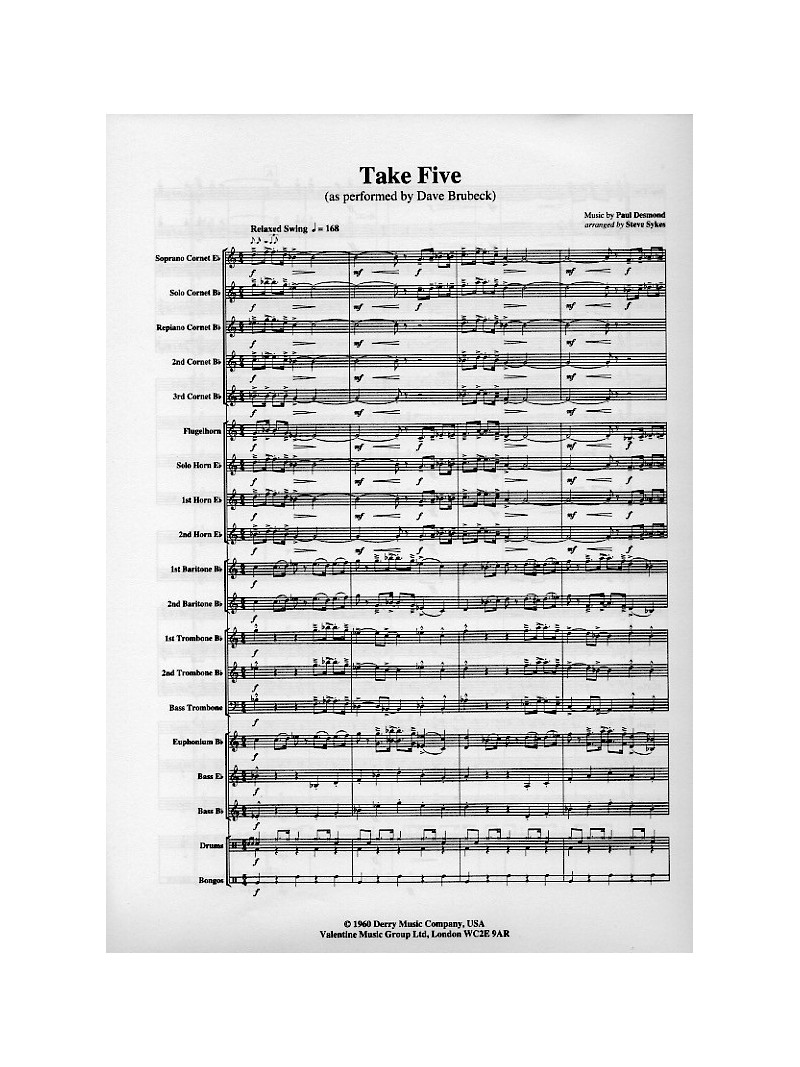 Take Five (Brass Band)
