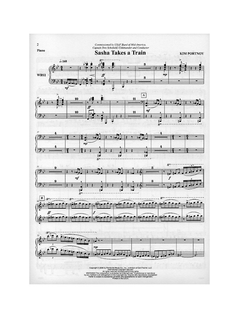 Sasha Takes a Train (Wind Band)