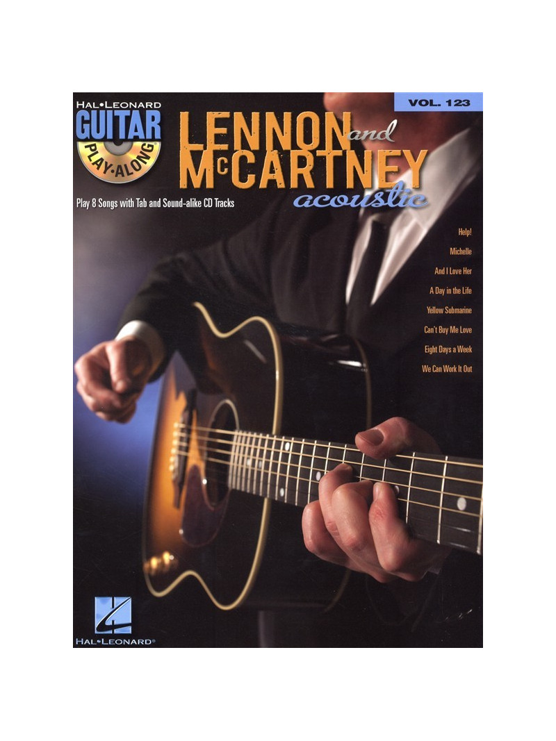 Lennon & McCartney Acoustic: Guitar Play-Along Volume 123 (book/CD)
