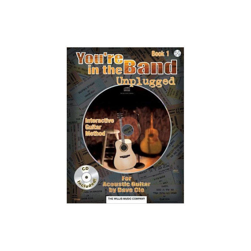You're in the Band - Unplugged Guitar Book 1 (book/CD)