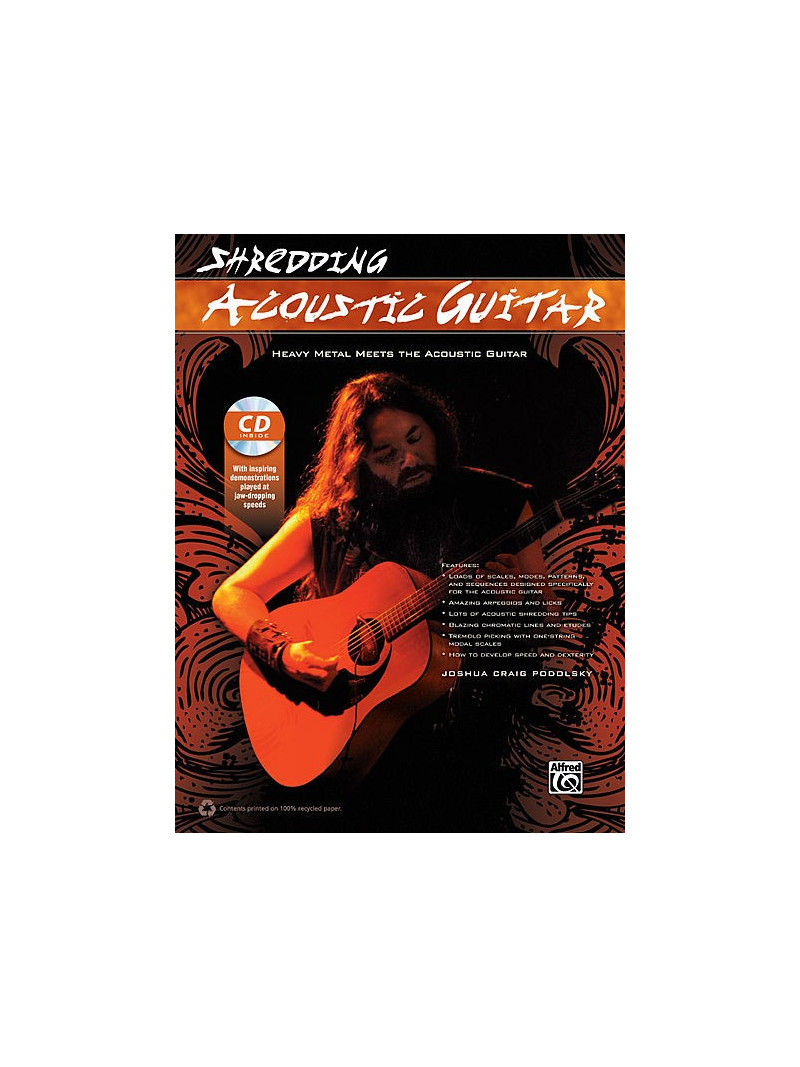 Shredding Acoustic Guitar (book/CD)