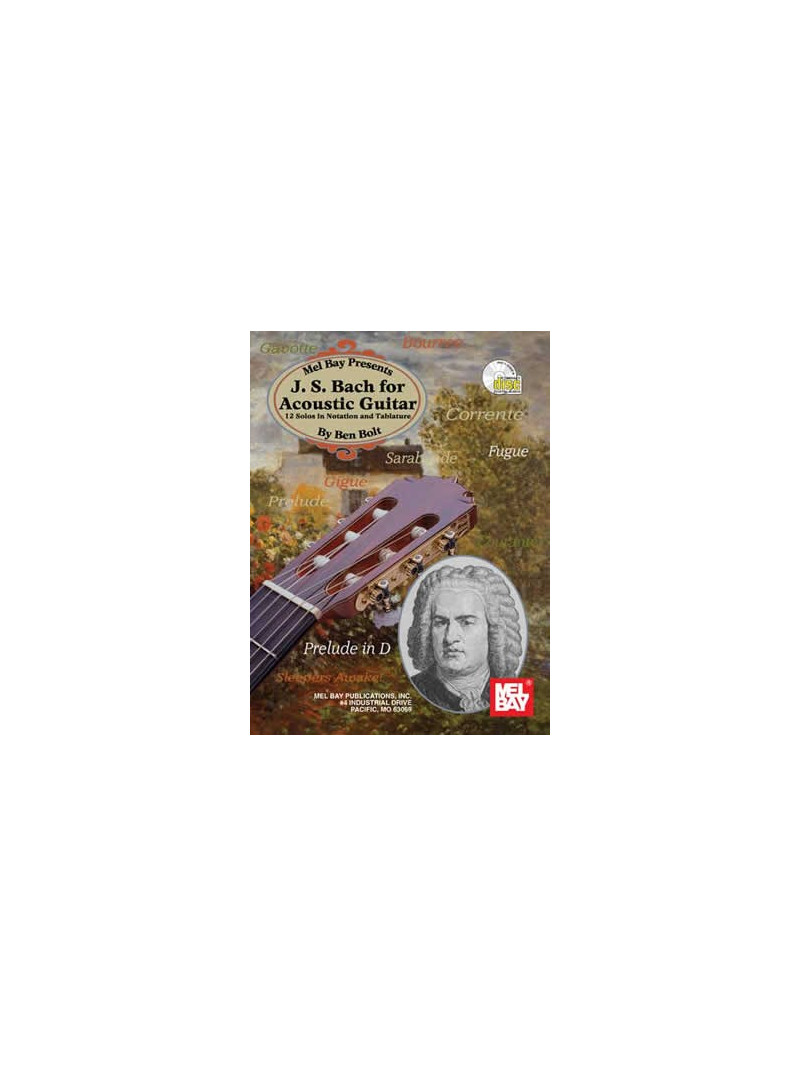 J. S. Bach For Acoustic Guitar (book/CD)