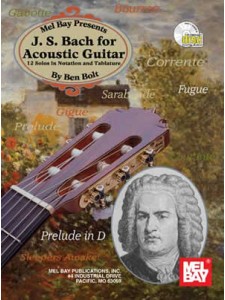 J. S. Bach For Acoustic Guitar (book/CD)