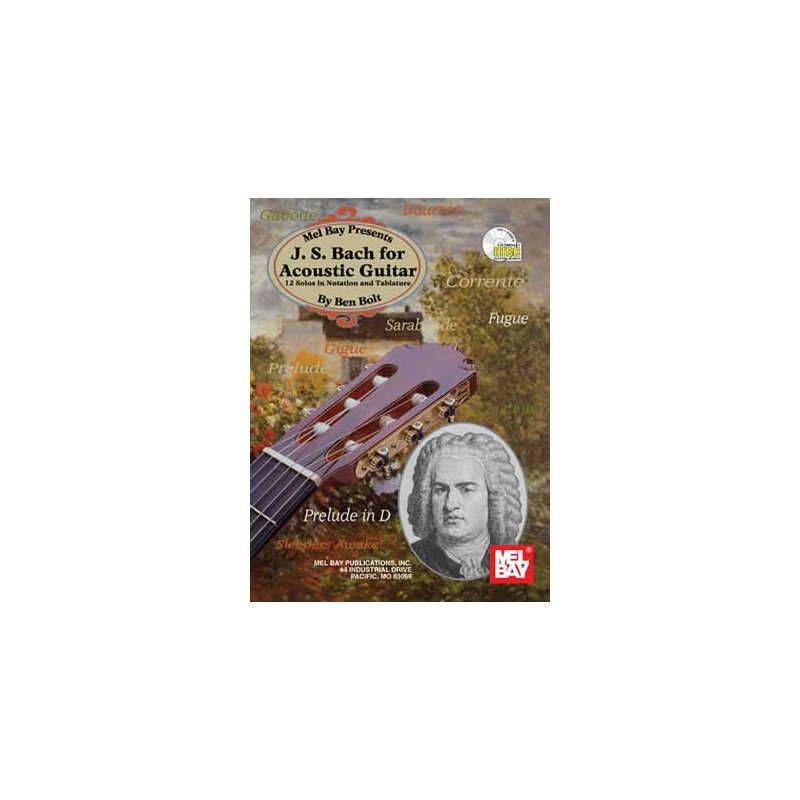 J. S. Bach For Acoustic Guitar (book/CD)