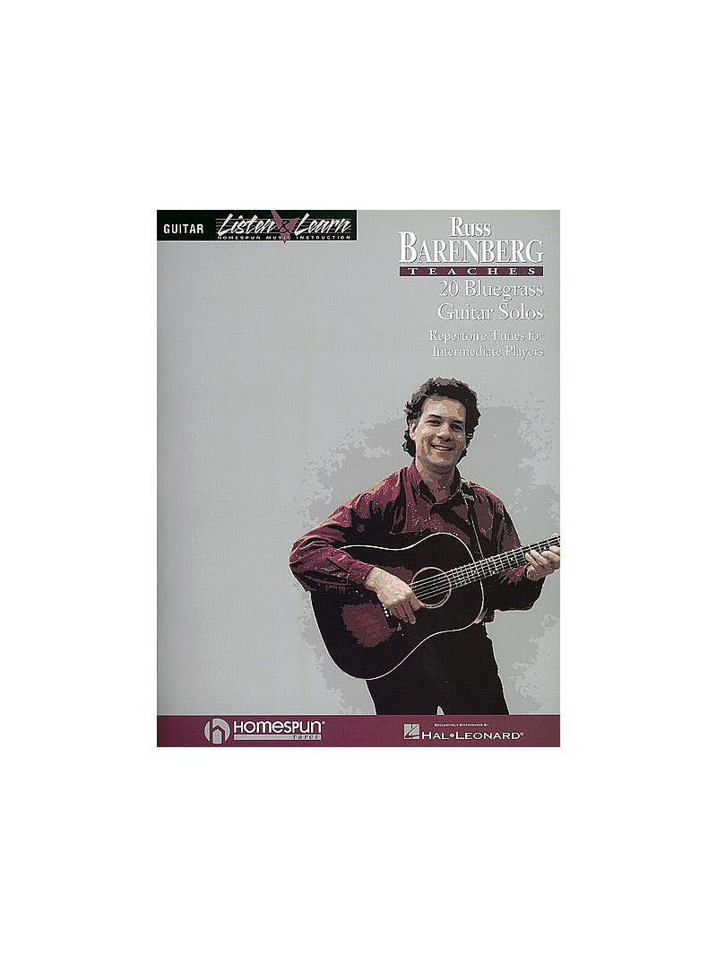 Teaches 20 Bluegrass Guitar Solos (book/CD)
