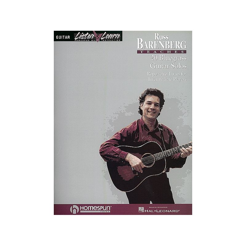 Teaches 20 Bluegrass Guitar Solos (book/CD)