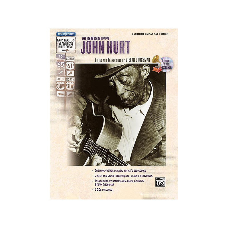 Stefan Grossman's Early Masters of American Blues Guitar: Mississippi John Hurt (book/CD)