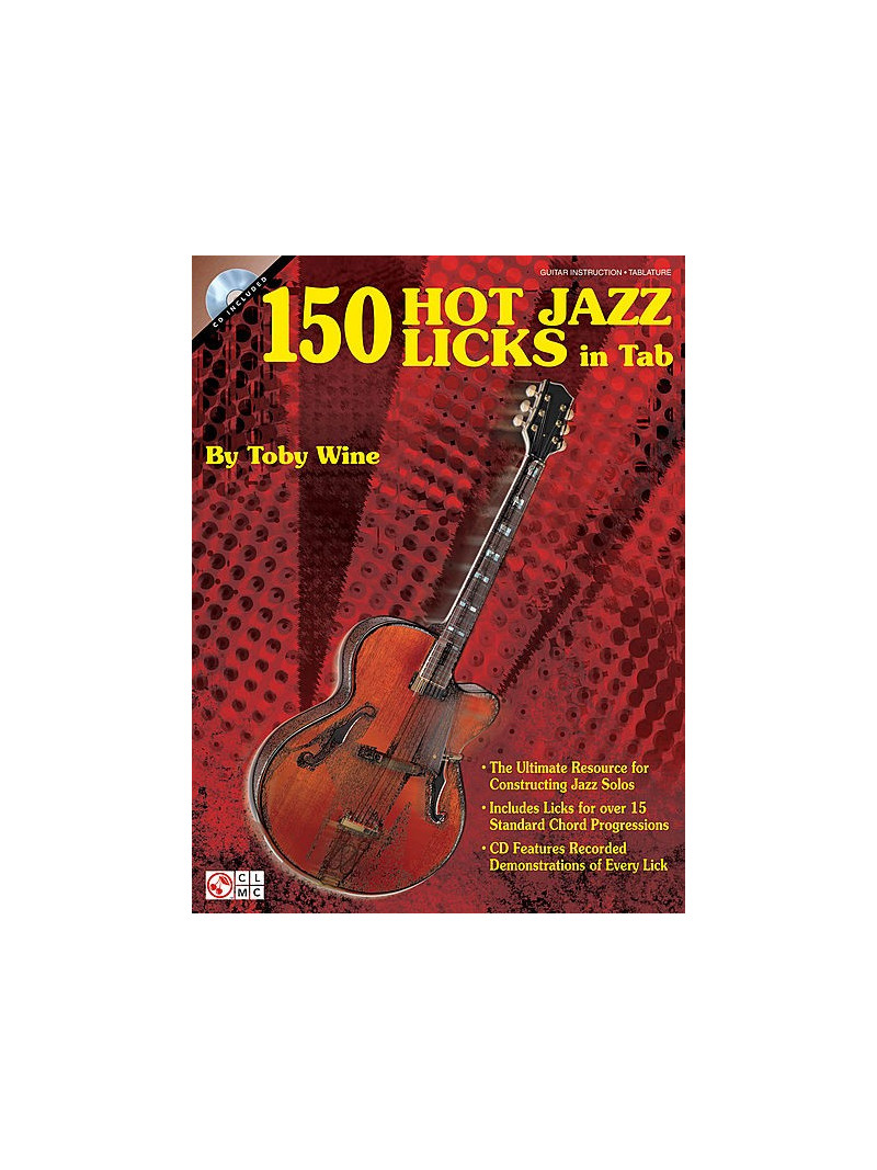 150 Hot Jazz Licks in Tab (book/CD)