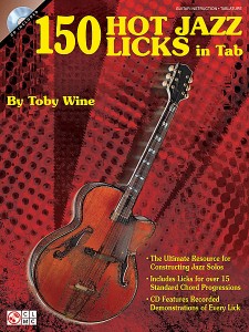 150 Hot Jazz Licks in Tab (book/CD)