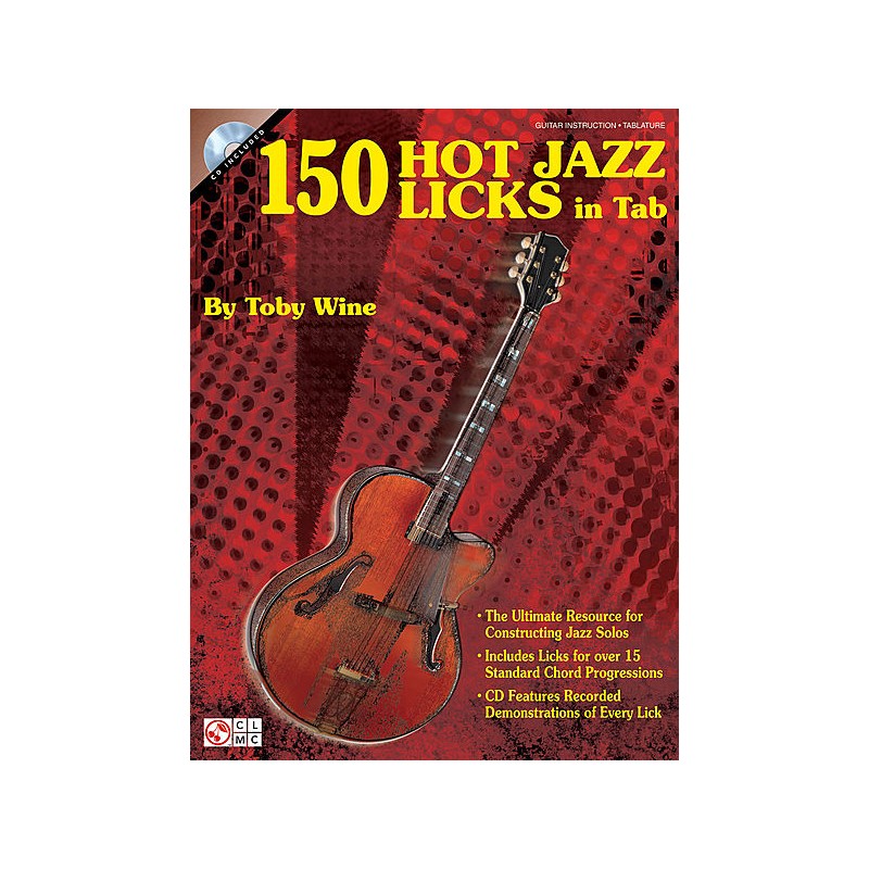 150 Hot Jazz Licks in Tab (book/CD)