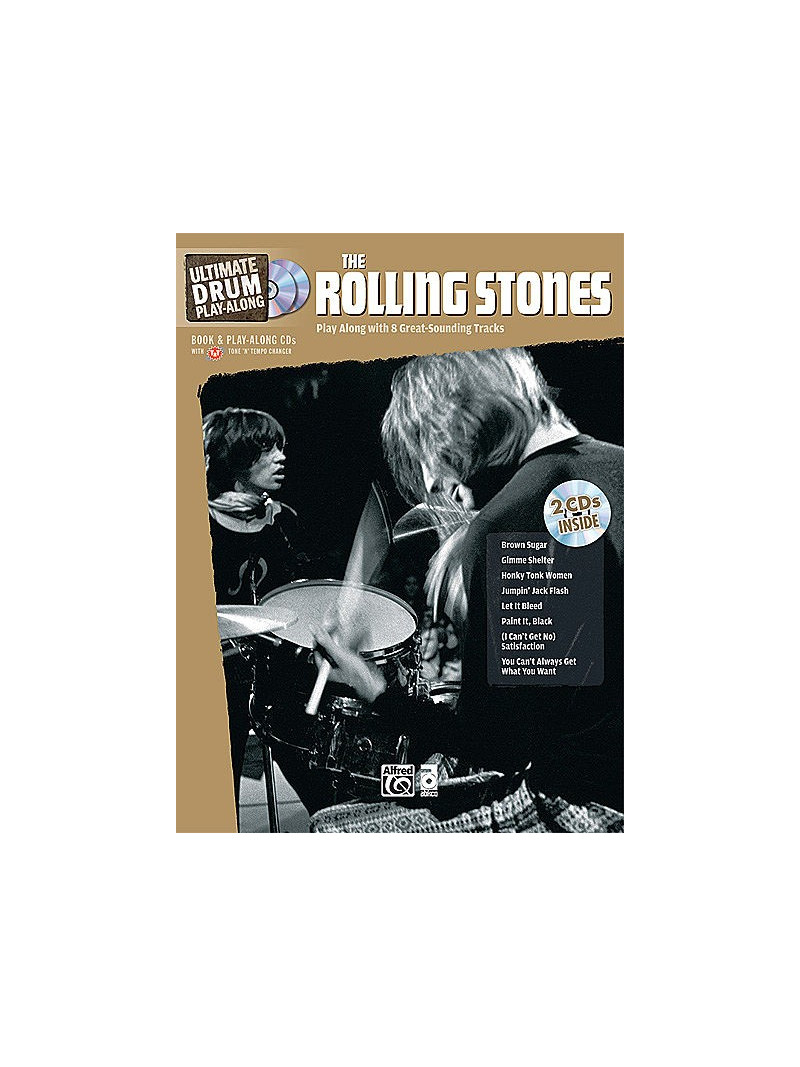 Ultimate Drum Play-Along: Rolling Stones (book/CD)