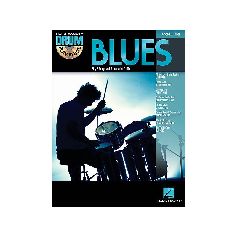Blues: Drum Play-Along Volume 16 (book/CD)