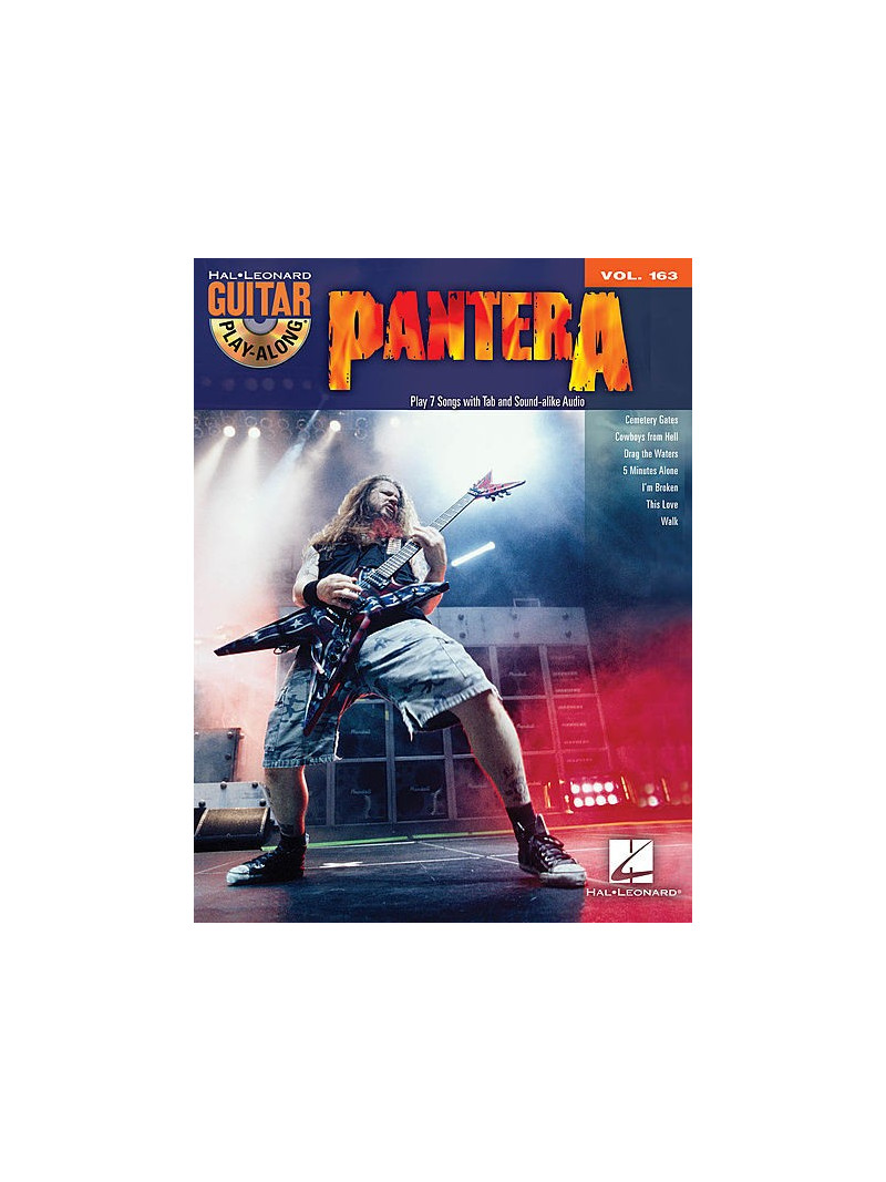 Pantera: : Guitar Play-Along Volume 163 (book/CD)