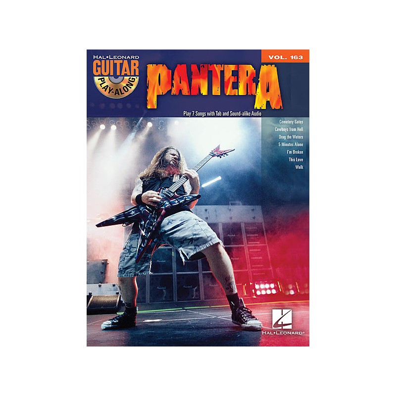Pantera: : Guitar Play-Along Volume 163 (book/CD)