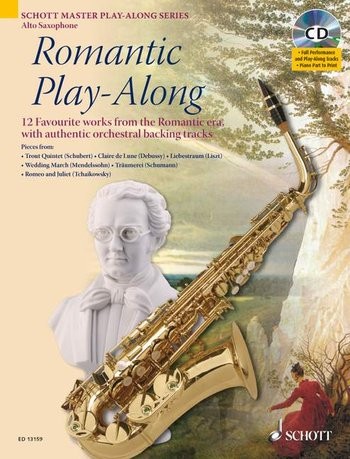 Romantic Play-Along - Alto Saxophone (book/CD)