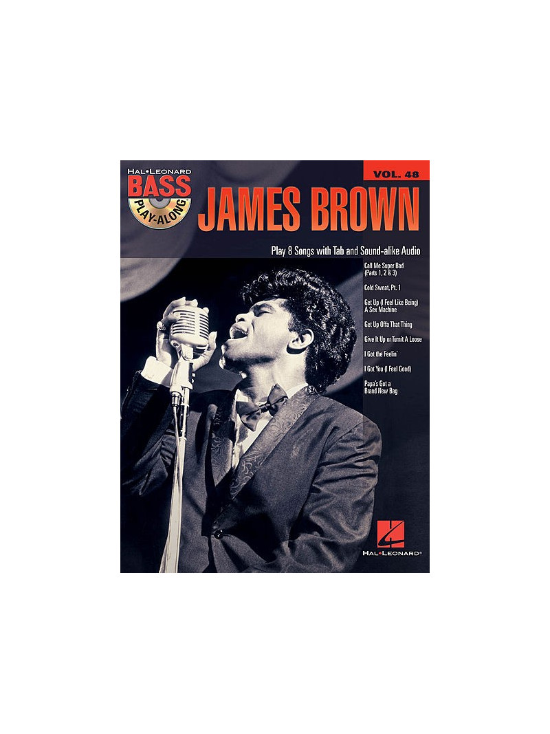 James Brown: Bass Play-Along Volume 48 (book/CD)