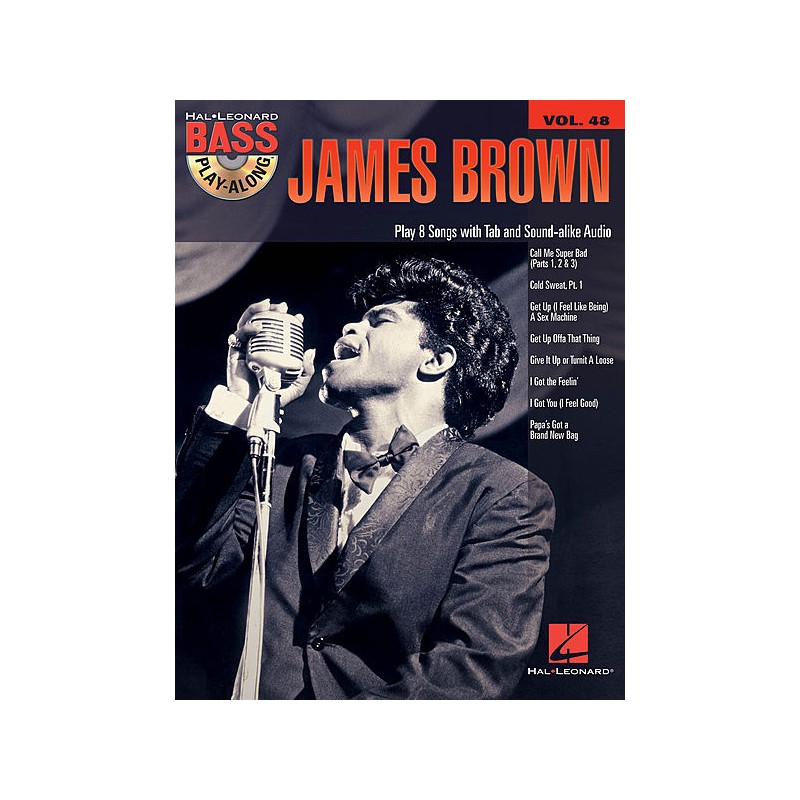 James Brown: Bass Play-Along Volume 48 (book/CD)