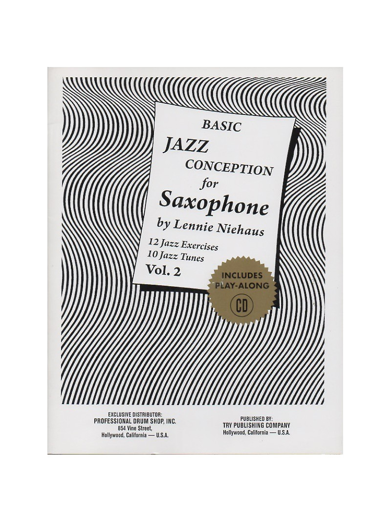 Basic Jazz Conception for Saxophone Volume 2 (book/CD play-along)