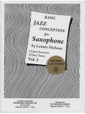 Basic Jazz Conception for Saxophone Volume 2 (book/CD play-along)