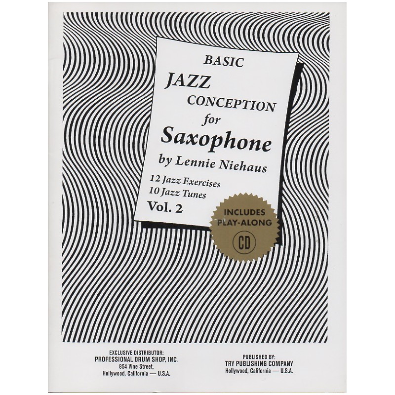 Basic Jazz Conception for Saxophone Volume 2 (book/CD play-along)
