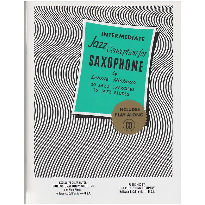 Jazz Conception For Saxophone - Intermediate (book/CD)