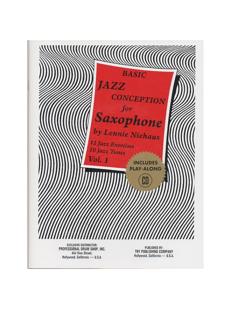 Jazz Conception For Saxophone - Basic 1 (Book/CD)