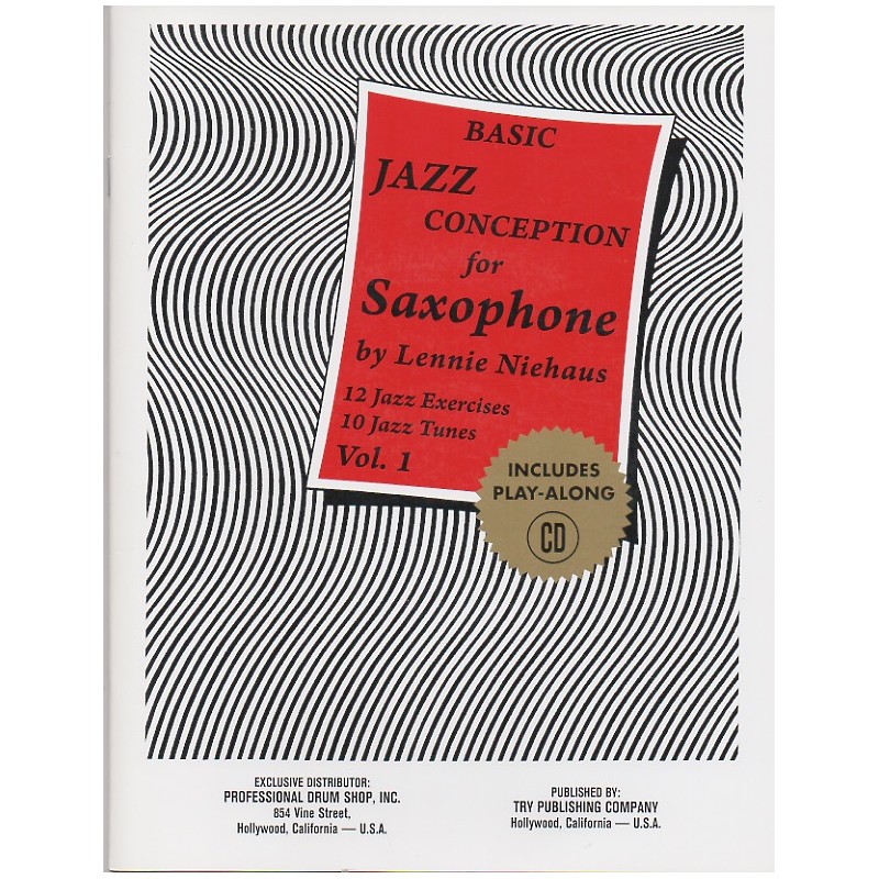 Jazz Conception For Saxophone - Basic 1 (Book/CD)