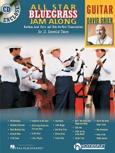All Star Bluegrass Jam Along for Guitar (book/CD)