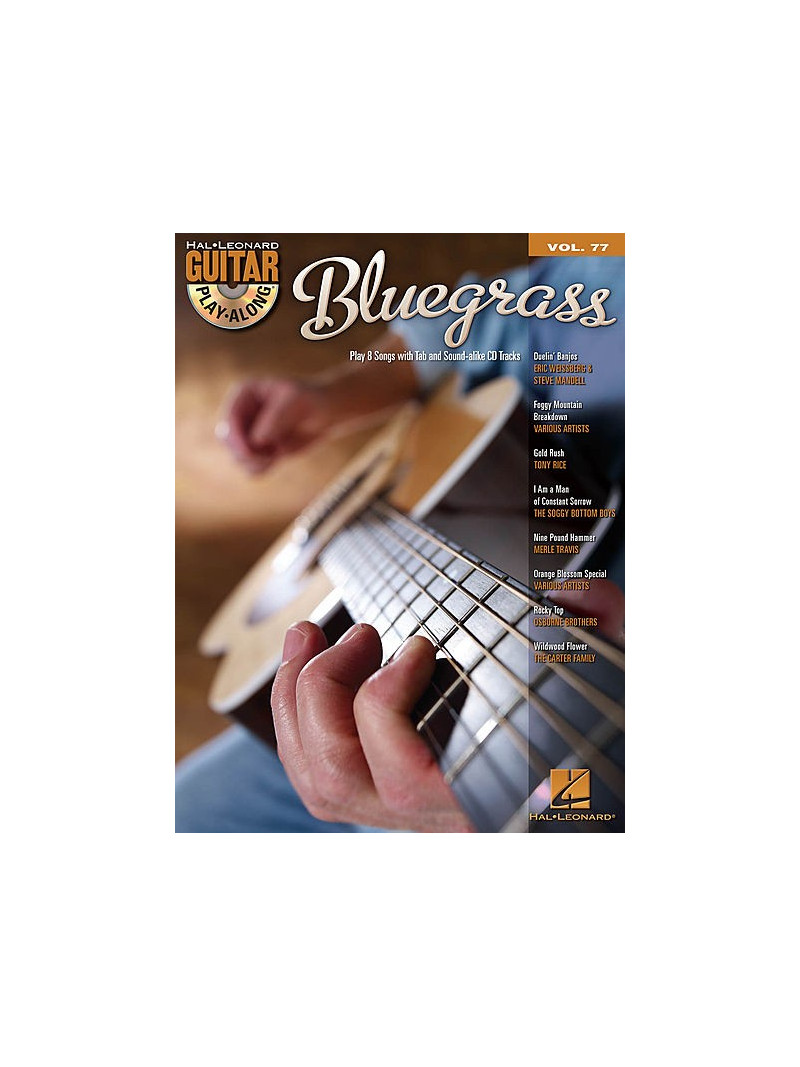 Bluegrass: Guitar Play-Along Volume 77 (book/CD)