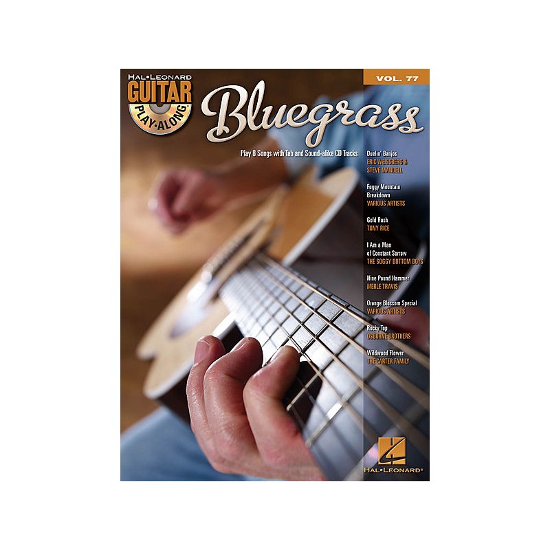 Bluegrass: Guitar Play-Along Volume 77 (book/CD)